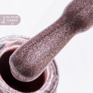 GEL POLISH GLAMOUR 23 (№164_GLITTER) 15ml.