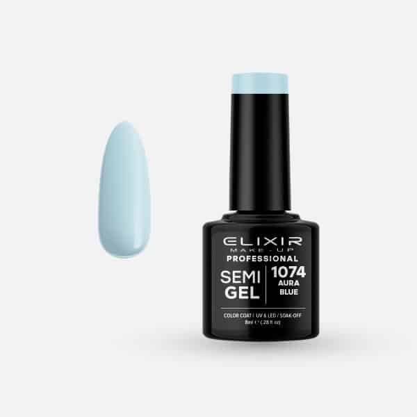 Ημιμόνιμο βερνίκι 8ml - #1074 (Aura Blue)