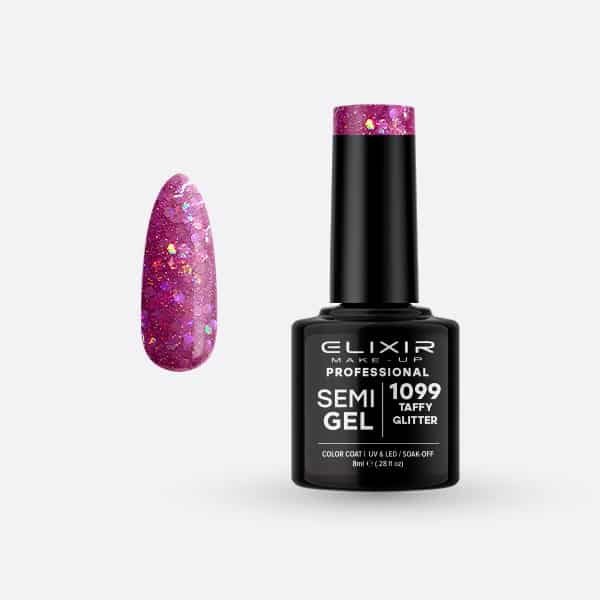 Ημιμόνιμο βερνίκι 8ml - #1099 (Taffy Glitter)