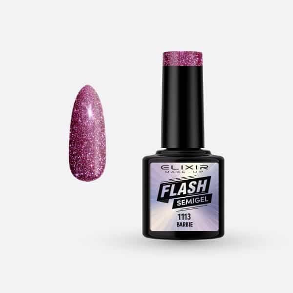Ημιμόνιμο βερνίκι Flash 8ml – #1113 (Barbie)