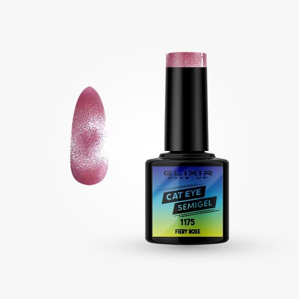 Ημιμόνιμο βερνίκι Cat Eye 8ml – #1175 (Fiery Rose)