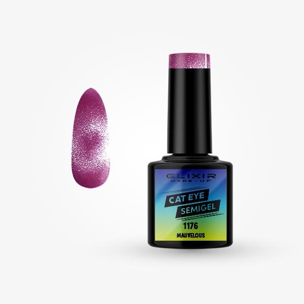 Ημιμόνιμο βερνίκι Cat Eye 8ml – #1176 (Mauvelous)