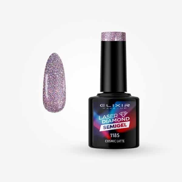 Ημιμόνιμο βερνίκι Laser Diamond 8ml – #1185 (Cosmic Latte)