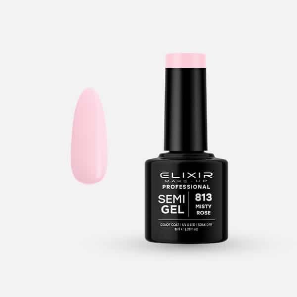 Ημιμόνιμο βερνίκι 8ml - #813 (Misty rose)