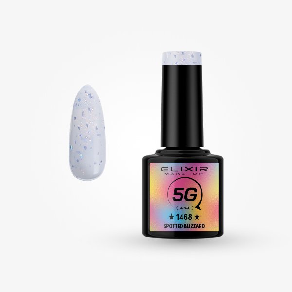 Ημιμόνιμο βερνίκι 8ml - #1468 Spotted blizzard