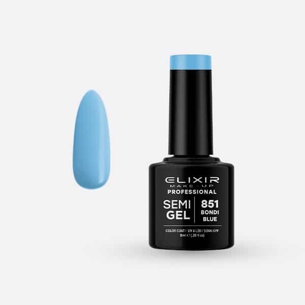 Ημιμόνιμο βερνίκι 8ml - #851 (Bondi Blue)