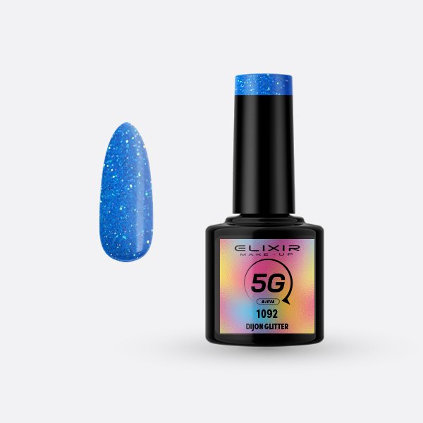 Ημιμόνιμο βερνίκι 8ml - #1092 Dijon Glitter