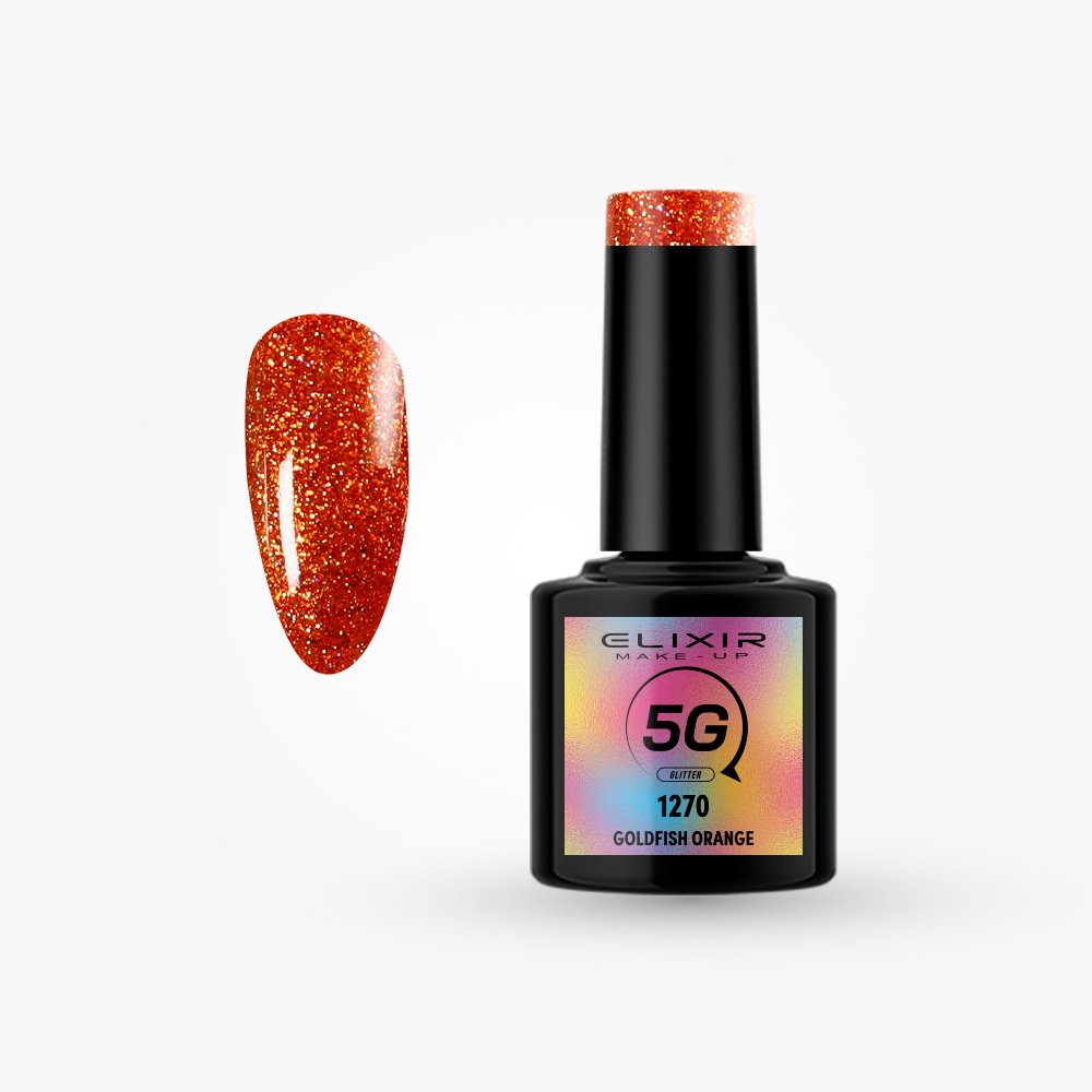Ημιμόνιμο βερνίκι 5G - #1270 (Goldfish Orange)