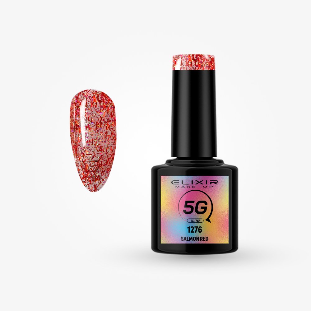 Ημιμόνιμο βερνίκι 5G - #1276 (Salmon Red)