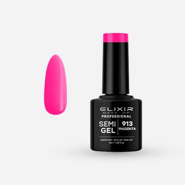 Ημιμόνιμο βερνίκι 8ml - #913 (Magenta)