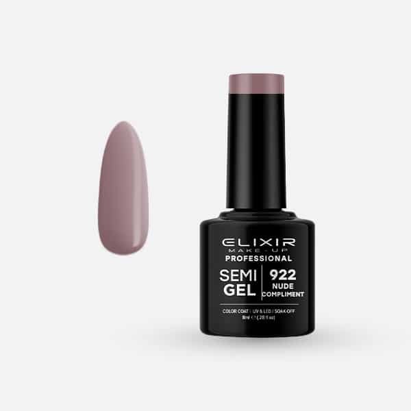 Ημιμόνιμο βερνίκι 8ml - #922 (Nude Compliment)
