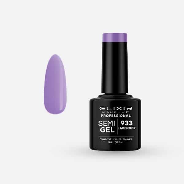 Ημιμόνιμο βερνίκι 8ml - #933 (Lavender)