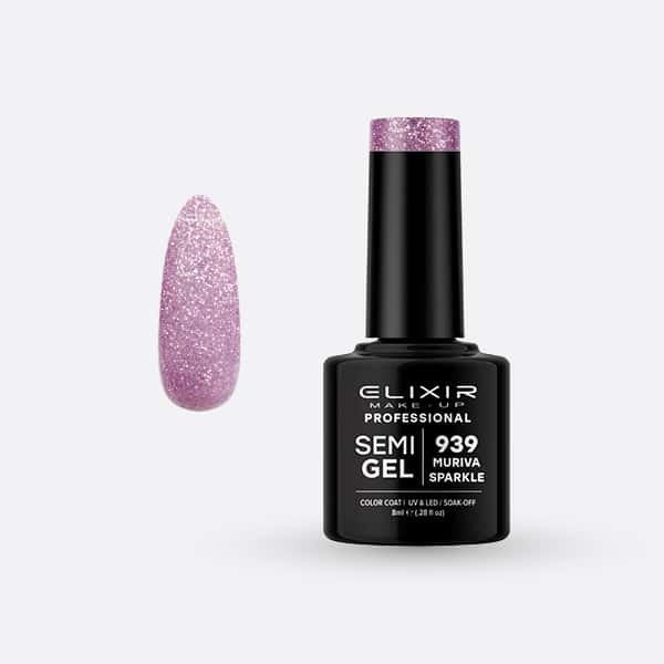 Ημιμόνιμο βερνίκι 8ml - #939 (Muriva Sparkle)