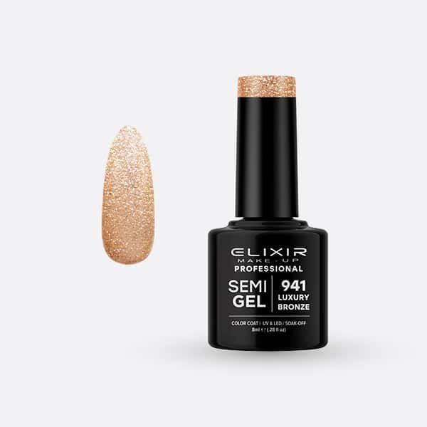Ημιμόνιμο βερνίκι 8ml - #941 (Luxury Bronze)