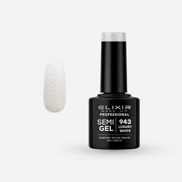 Ημιμόνιμο βερνίκι 8ml - #943 (Luxury White)