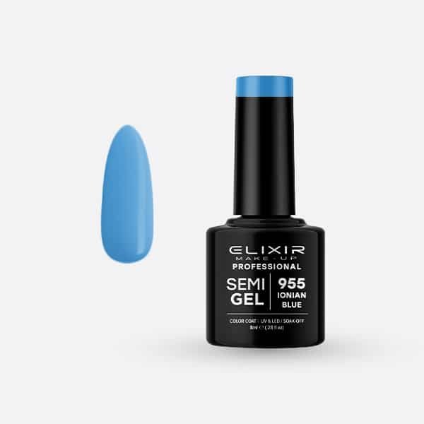 Ημιμόνιμο βερνίκι 8ml - #955 (Ionian Blue)