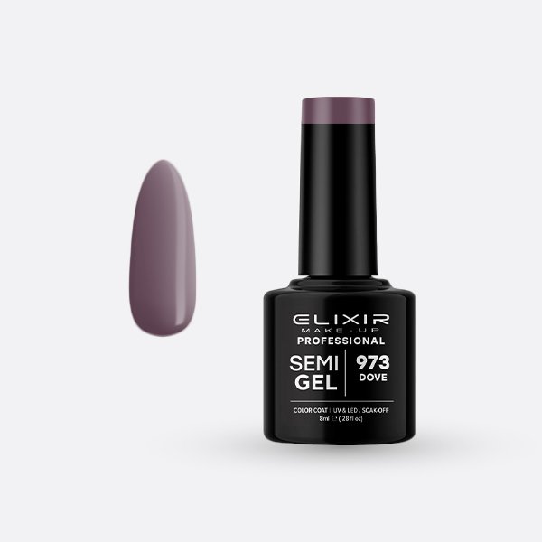 Ημιμόνιμο βερνίκι 8ml – #973 (Dove)