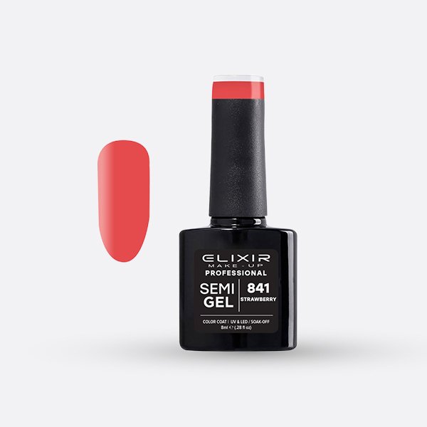 Ημιμόνιμο βερνίκι 8ml - #841 (Strawberry)