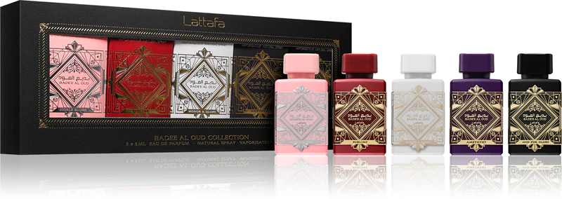 Lattafa Badee Al Oud Collection 5pcs Gift Set