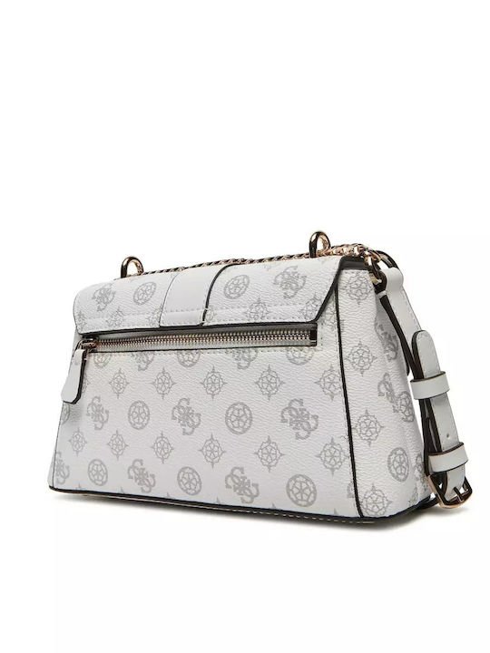 Guess Γυναικεία Τσάντα Χιαστί DORYS HWPG9521210 WHITE LOGO - Image 2