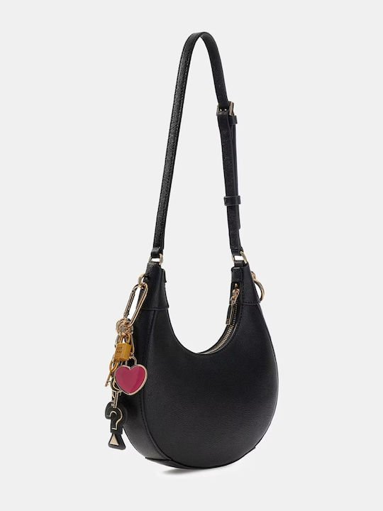 Guess Γυναικεία Τσάντα Ώμου DAVINA HWBG9899180 BLACK - Image 3