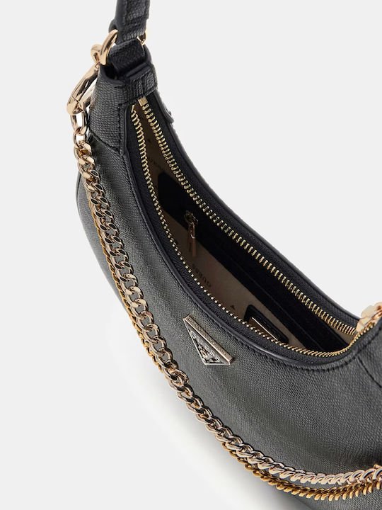 Guess Γυναικεία Τσάντα Ώμου DAVINA HWBG9899180 BLACK - Image 4