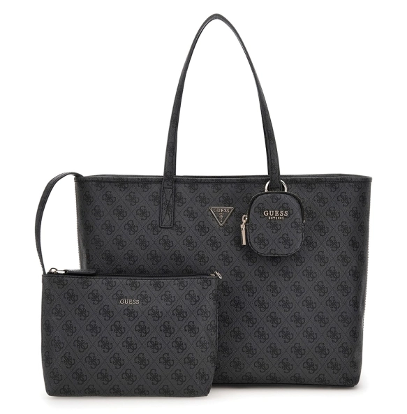 Guess Γυναικεία Τσάντα Ώμου POWER PLAY HWSL7124240 CLO COAL LOGO
