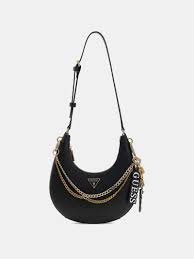 Guess Γυναικεία Τσάντα Ώμου DAVINA HWBG9899180 BLACK