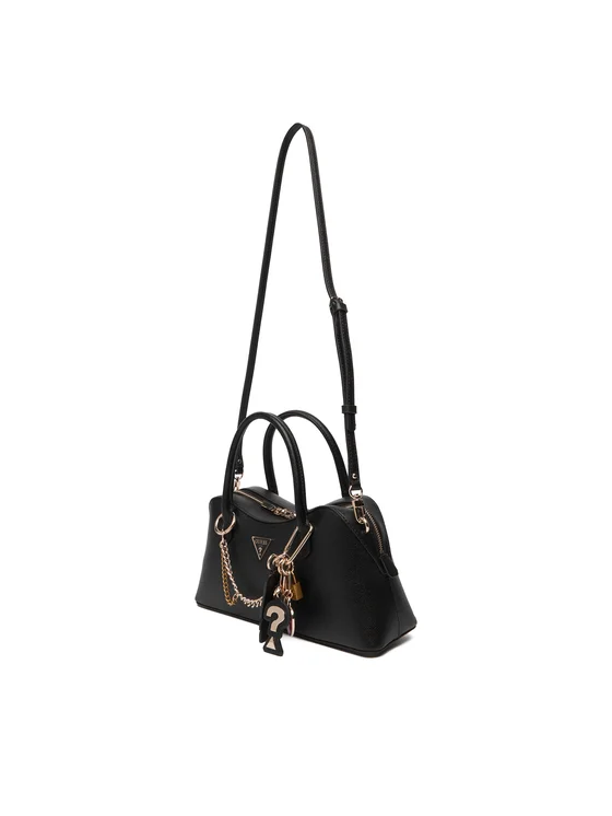 Guess Γυναικεία Τσάντα Χειρός DAVINA CHARMS HWBG9899060 BLACK - Image 4